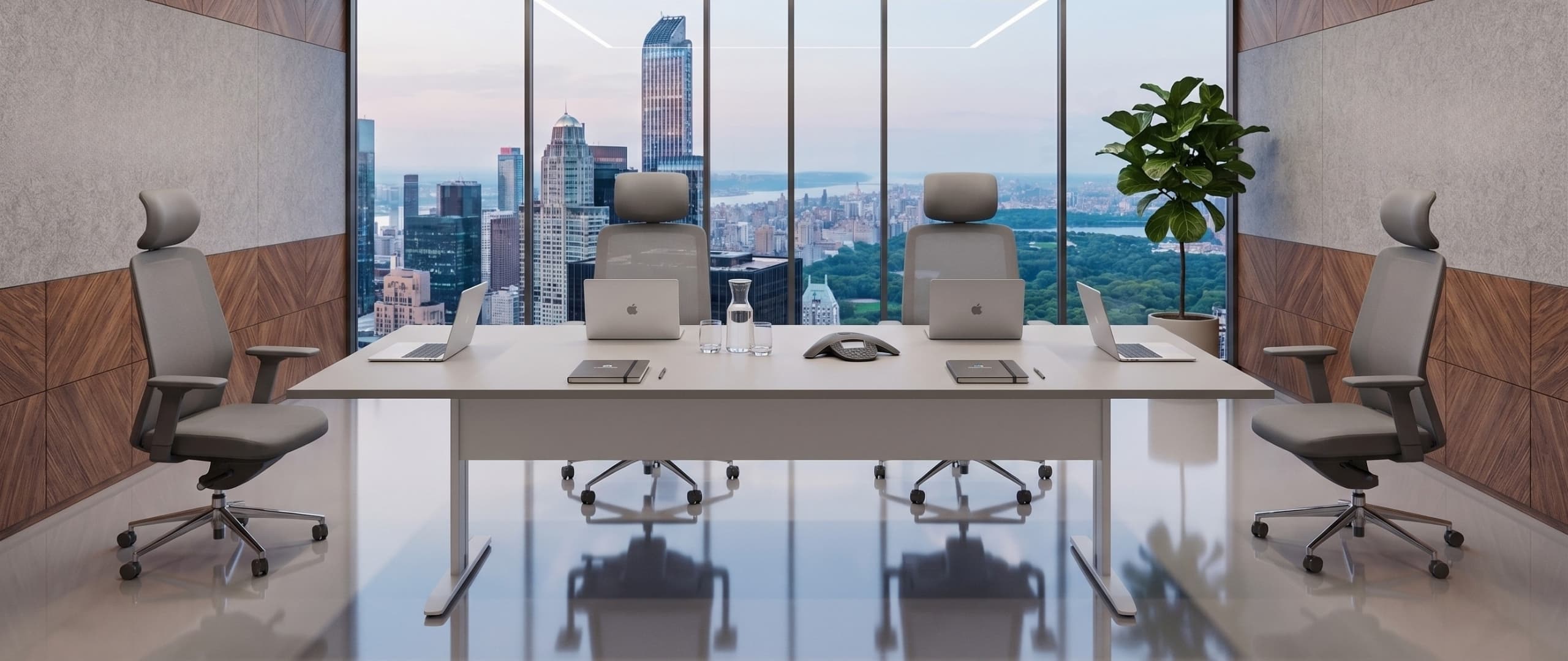 Linha M-Certificata: composição em ambiente corporativo